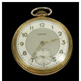 Moeris Swiss 17-jewel open face pocket watch in