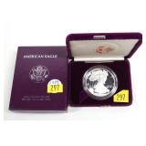 1989 Silver American Eagle One Dollar Proof coin