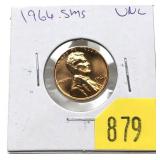 1966 S.M.S. Lincoln cent, Unc.