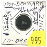 1943 Denmark 10 ore