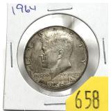 1964-D Kennedy half dollar