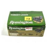 Box of 12 Ga. 3" No. 5 Remington turkey loads,
