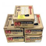 x5- Boxes of .40 S 7 W 165-grain FTX Hornady
