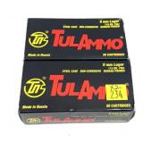 x2- Boxes of 9mm Luger 115-grain FMJ Tulammo