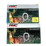 x2- Boxes of 12 Ga. 2.75" 00 Buck PMC shot shells