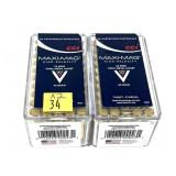 x2- Boxes of .22 Mag. CCI Maxi-Mag cartridges -x2