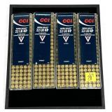 x4- Boxes of .22 LR. H.P CCI Mini-Mag cartridges