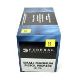 1,000 small magnum pistol primers No. 200 Federal-