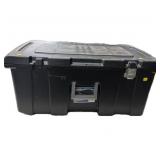 Sterlite plastic container with wheels,