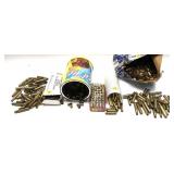 Lot: Assorted brass includes: .357 Sig, 9mm