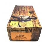 Box of .41 Mag. 210-grain semi-wadcutter cowboy