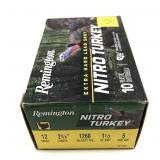Box of 12 Ga. 2.75" No. 5 Remington Nitro turkey