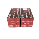 x2- Boxes of 5.7x28mm FMJ Federal cartridges -x2
