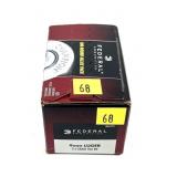 Box of 9mm Luger 115-grain FMJ RN cartridges,