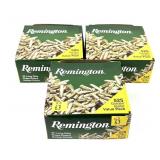 x3- Boxes of .22 LR. HP Remington cartridges -x3