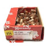 Hornady .45 Cal. 250 Gr. HP/XTP Bullets