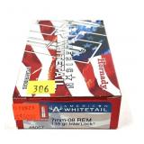 Box of 7mm-08 REM 139-grain Interlock Hornady