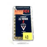 Box of .22 Mag. V-Max polymer tip CCI cartridges,