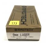 Box of 9mm Luger 115-grain FMC Magtech