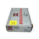 Box of 12 Ga. 3" Sabot Winchester slugs, 5 Rds.