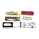 Lot: Vintage Advertising/ Novelty folding knives