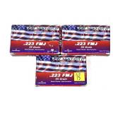 x3- Boxes of .223 REM 55-grain FMJ Hotshot