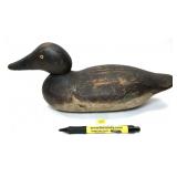 Vintage wooden carved duck decoy