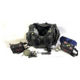 Browning Large tackle bag with fishing contents,