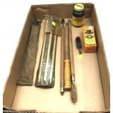 Lot: Assorted Gun Cleaning rods and cleaner