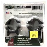 Weaver Grandslam 1 inch Medium Matte Top Mount