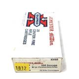 Box of .250 Savage 87-grain pointed SP