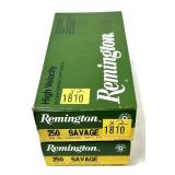 x2- Boxes of .250 Savage 100-grain pointed SP