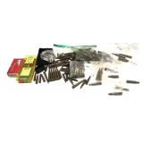 Lot: Metal Ammo Can with Vintage Cartridges