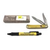 Robert Klass No. 11 2-blade folding knife with box