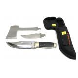 Marbles hatchet/knife combo with 2 blades and