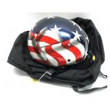 Outlaw American Flag Motorcycle Helmet size L