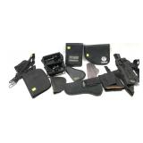 Lot: Assorted Holsters, 2- bullet catchers for AR,