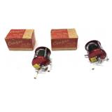 Lot: 2 vintage Compac Model 33a Winding baitcast