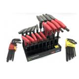 Lot: Pittsburgh 18 pc. Offset T-Handle Hex Key