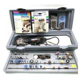 Dremel Muti Pro in case with attachments in case