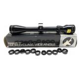 Tasco 3-9x40 scope with assorted dial caps with