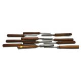 Lot; 11- Buck Brothers Wood Lathe Wood Chisels