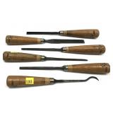 Lot: 6- Buck Wood Chisels