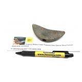 Native American Stone: Quarter Moon Crescent