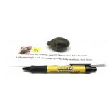 Native American Stone: Knob Top Plummet, Black