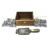 Lot: Lead Sinkers with C. Palmer hand sinker mold