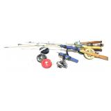 Lot: Assorted ice fishing poles