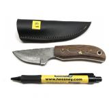 Custom handmade Damascus blade knife with