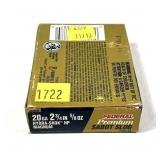Box of 20 Ga. 2.75" Hydra-Shok Sabot Federal