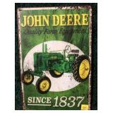 John Deere Tin Sign